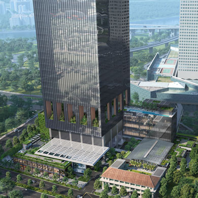 Guoco Midtown Aerial View