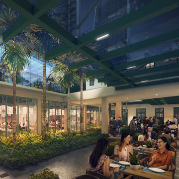 Midtown House Courtyard