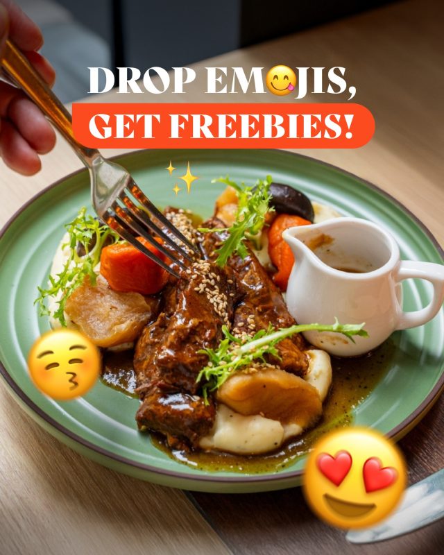 Whether it’s 🐙🍜🔥 or 🦞💃🍽️ — we need to see your most creative emoji combos. One emoji? That’s cute… but we want drama, flavour, feels! 🤩🔥🍤💥

Drop your best emoji reactions (yes, plural) in the comments! We’re picking winners at random — but trust us, the more creative you get, the better your chances. 😉

Here’s how to win 2x $20 Dal.Komm PlayGround vouchers:​
​
1️⃣ Follow @guocomidtown on Facebook and Instagram​
2️⃣ Like and share this post on Facebook and Instagram​
3️⃣ Leave your emojis in the comments and tag a friend​
​
⏰ Contest ends  16 May 2025 at 11:59pm. T&Cs apply.​
​
This contest is in no way sponsored, endorsed, administered by, or associated with META.​
​
​
#GuocoMidtown #ExploreSingapore #HelloMidtown