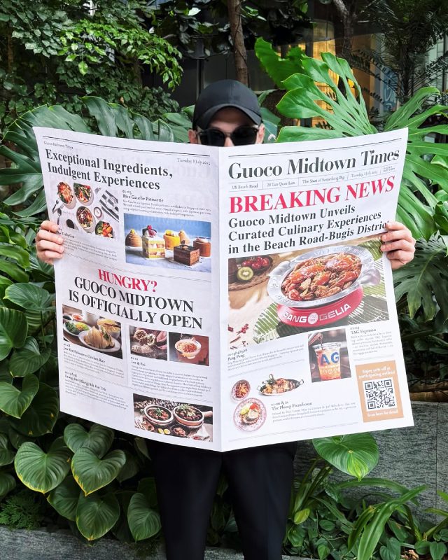 🚨 ALERT!
Heads up — something’s stirring at Guoco Midtown… 👀
You might just spot a team (or two) carrying the Guoco Midtown Newspaper.

📍 From 1–3 July, between 11am – 2pm, if you see them, walk up and say:
“Let’s go Guoco Midtown!”

🎁 Score a $5 dining voucher on the spot!

They’re quick, low-key (or maybe not so low-key), and never stay in one place for long… so keep your eyes peeled for their location hints. 👀

Think you can catch them? Give it a try.

T&Cs apply. Limited redemptions daily.

#LetsGoGMTII #SpotTheStalker #VoucherHunt #GuocoMidtown #TanQueeLanSt #ThisIsMyGMTII