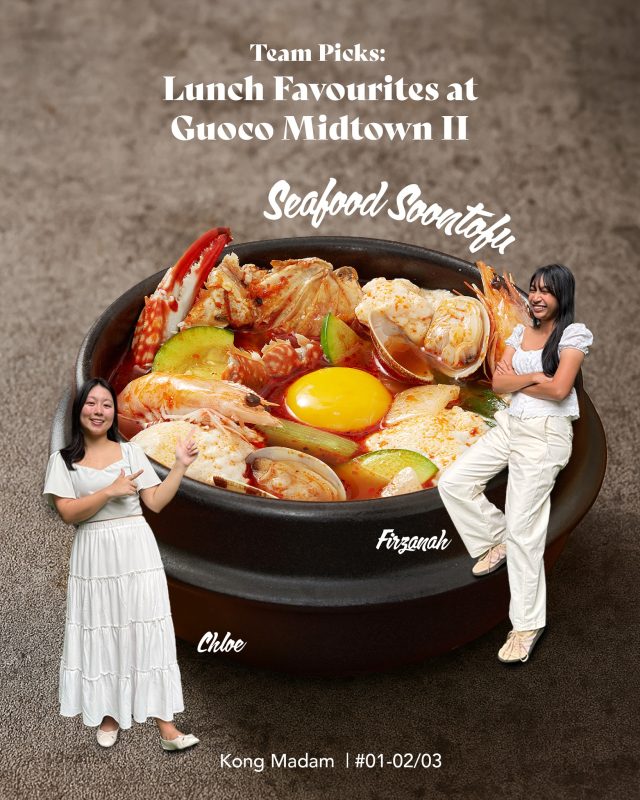 Behind every great team is… great food 😋
Meet the Guoco Midtown crew and find out which dishes they can’t get enough of. Any foodie twins here? 👀

 #LetsGoGMTII #ThisIsOurGMTII #TanQueeLan #ExploreSingapore #GuocoMidtownII #tootastytohandle