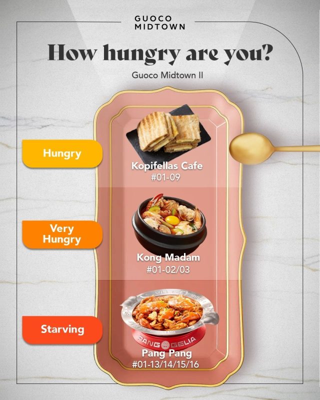 Hungry? Yeah, us too. Good thing Guoco Midtown II (Tan Quee Lan St) has it all! 🍴✨

#GuocoMidtown #ExploreSingapore #HelloMidtown #GuocoMidtownII