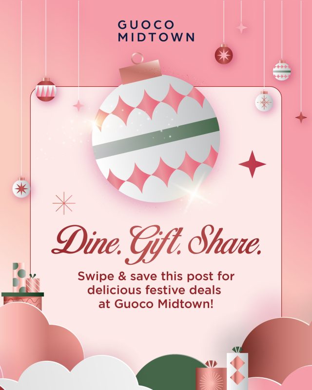 Year-end mode: ON 🥂🎄

From dinner dates to cookie boxes and party platters, it's time to feast, gift, and celebrate at Guoco Midtown.

Your ultimate Christmas hangout spot at #Bugis.

#GuocoMidtown #ExploreSingapore #HelloMidtown #MerryMidtown #Xmas2025 #XmasSG