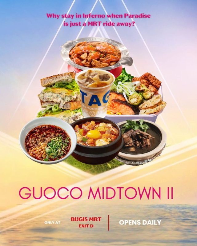 On Singles’ Inferno:
•⁠ ⁠Awkward eye contact
•⁠ ⁠Complicated feelings
•⁠ ⁠Sand in your shoes

At Guoco Midtown II (Tan Quee Lan):
•⁠ ⁠Satisfying Meals
•⁠ ⁠Coffee
•⁠ ⁠No drama

Choose wisely.

#singlesinferno5 #GuocoMidtown #HelloMidtown #ExploreSingapore #GuocoMidtownIi