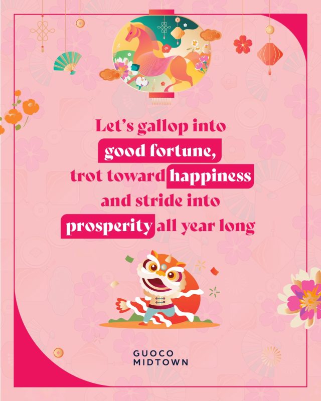 Gong Xi Fa Cai 🧧🐎 Here’s wishing everyone a Huat New Horse Year filled with lots of reasons to feast and celebrate.

#GMTCNY2026 #CNY2026
#GuocoMidtown #ExploreSingapore #HelloMidtown