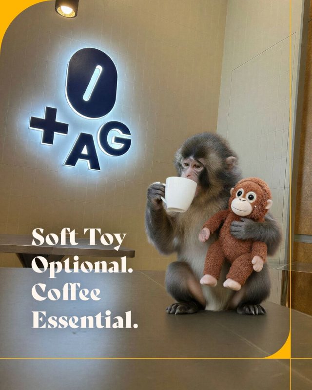 Punch-kun chose plush.
We chose caffeine. ☕

Same same.

Keep a lookout for @tagespresso’s new menu dropping this March!
You might just find your next coping mechanism in the new menu.

#GuocoMidtownII #tootastytohandle #FoodieSG