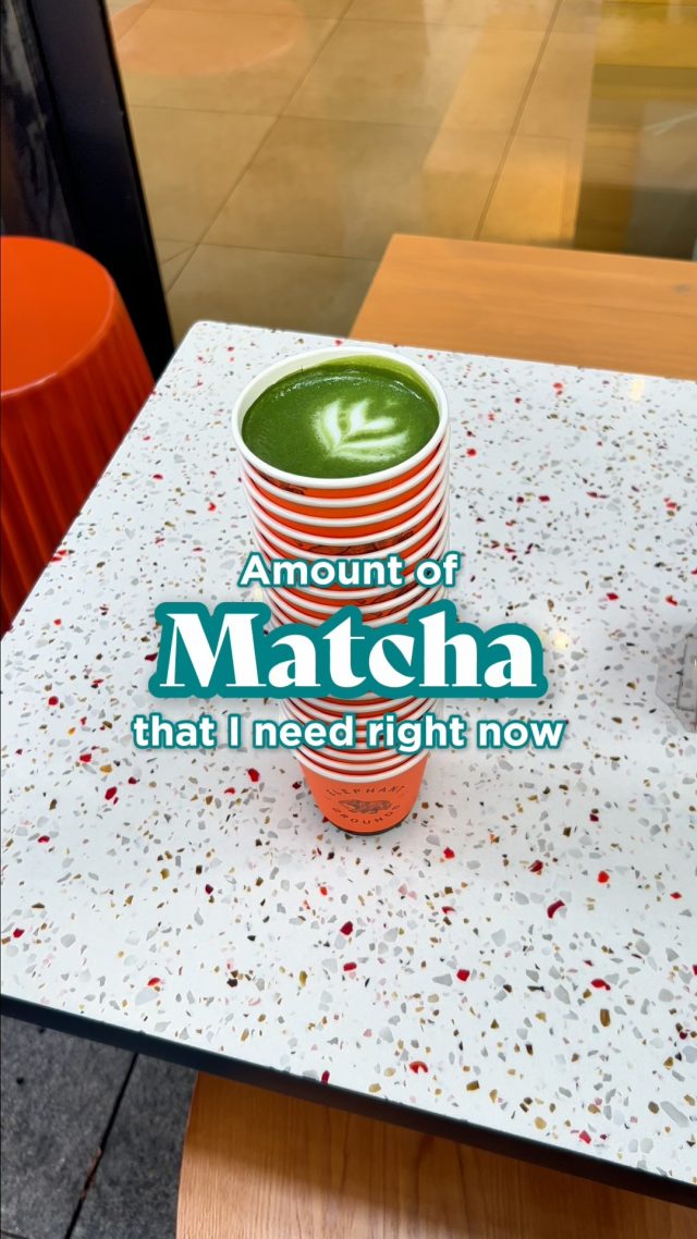 Current status: powered by matcha ⚡
Luckily at Guoco Midtown, there’s plenty to choose from for every mood, meeting, and Monday. 😫

#GuocoMidtown #ExploreSingapore #HelloMidtown #WhatToEatSG #SingaporeFoodies #FoodieSG