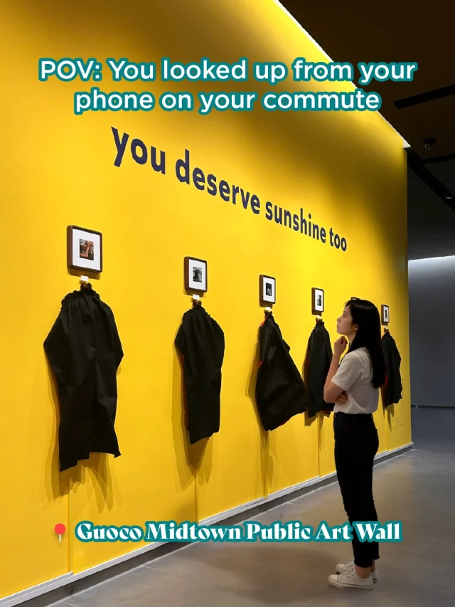Adding a little colour to your workday commute. emojis
 
Step into Undescribed #11 at Guoco Midtown Public Art Wall, presented by DECK Photography Art Centre. This series by local emerging artists draws inspiration from everyday observations and moments that often go unnoticed, reimagined through their own creative lens.
 
One wall. A whole story to walk through.
 
On view from 23 April to 30 August 2026.
 
Which frame was your favourite?