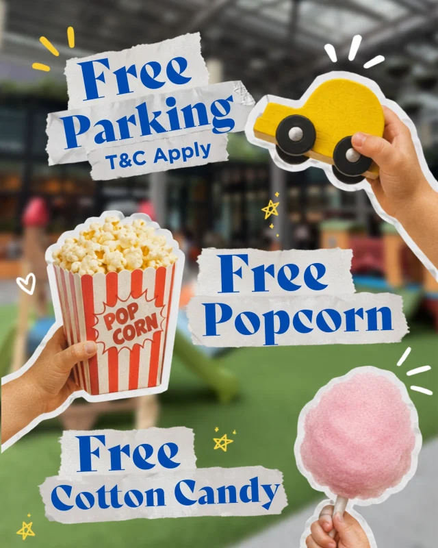 Calling all parents with little kiddos, we know you’re in need of a stress-free weekend. Let us treat you to some freebies while you enjoy a memorable day out with your family. ☀️

Guoco Midtown (Beach Road)
•⁠ ⁠Free parking on weekdays (after 5pm) and weekends*
•⁠ ⁠Free Popcorn (Sun, 12PM–3PM; in front of UMAI)
•⁠ ⁠Magical Bubble Clouds (beside Telegraph by Oliva & Co.)
Sat: 6PM & 7PM | Sun: 12PM & 1PM
•⁠ ⁠Playground & Doodle Wall (in front of Elephant Grounds)

Guoco Midtown II (Tan Quee Lan)
•⁠ ⁠Free Candy Floss (Sun, 12PM–3PM; opposite Xiang Ju)
•⁠ ⁠Playground & colouring station (in front of TAG Espresso)

*With a minimum spend of $50 at participating stores. Other T&Cs apply. 

#GuocoMidtown #GuocoMidtownII