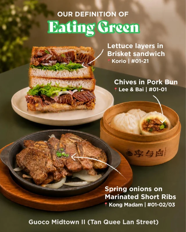 Now, this is a diet we’re fully onboard with. Healthy eating at its tastiest, freshly served at Guoco Midtown II (Tan Quee Lan Street).

#GuocoMidtownII #TooTastyToHandle